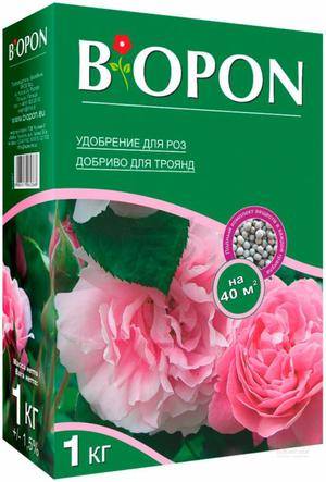 Biopon - гранулированное удобрение для роз
