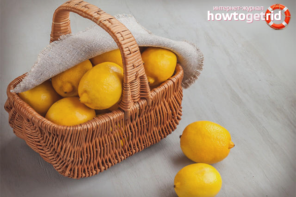 Хранение лимонов